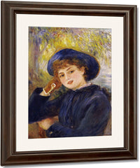Portrait Of Madamoiselle Demarsy By Pierre Auguste Renoir Fine Art Print