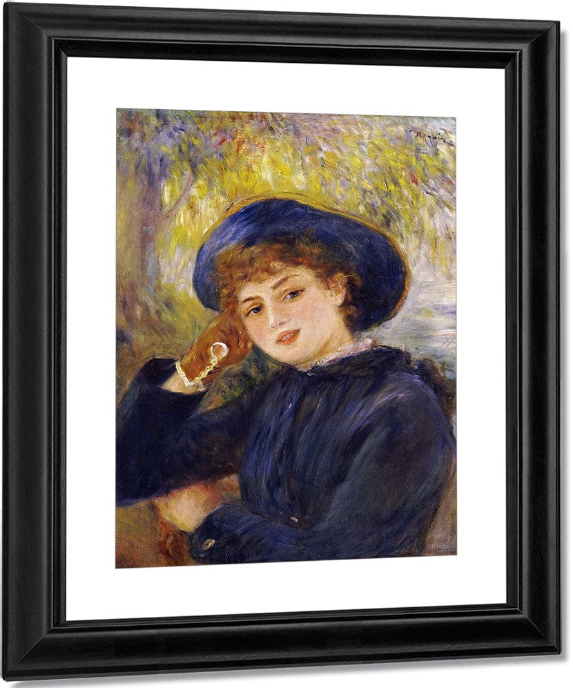 Portrait Of Madamoiselle Demarsy By Pierre Auguste Renoir Fine Art Print