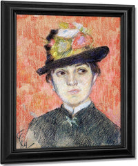Portrait Of Mademoiselle Manthey By Paul Gauguin Fine Art Print