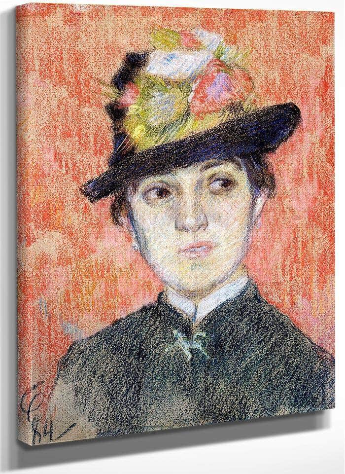 Portrait Of Mademoiselle Manthey By Paul Gauguin Fine Art Print