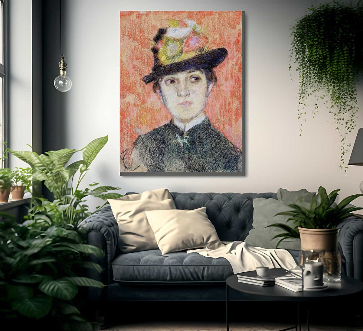 Portrait Of Mademoiselle Manthey By Paul Gauguin Fine Art Print