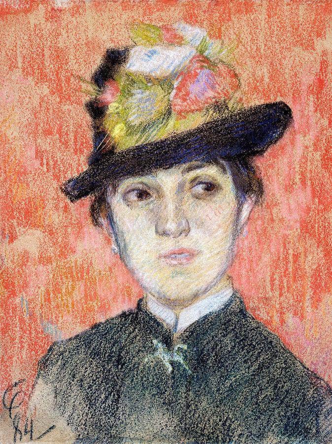 Portrait Of Mademoiselle Manthey By Paul Gauguin Fine Art Print