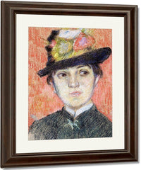 Portrait Of Mademoiselle Manthey By Paul Gauguin Fine Art Print