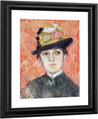 Portrait Of Mademoiselle Manthey By Paul Gauguin Fine Art Print