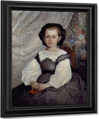 Portrait Of Mademoiselle Romaine Lacaux By Pierre Auguste Renoir Fine Art Print