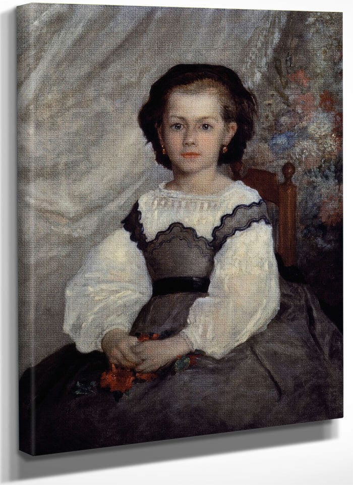 Portrait Of Mademoiselle Romaine Lacaux By Pierre Auguste Renoir Fine Art Print