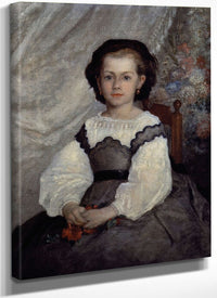 Portrait Of Mademoiselle Romaine Lacaux By Pierre Auguste Renoir Fine Art Print