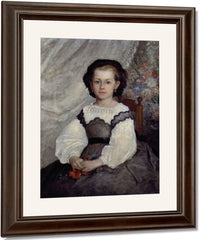 Portrait Of Mademoiselle Romaine Lacaux By Pierre Auguste Renoir Fine Art Print