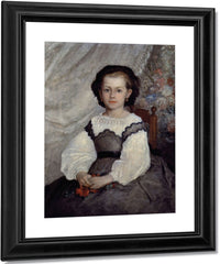 Portrait Of Mademoiselle Romaine Lacaux By Pierre Auguste Renoir Fine Art Print