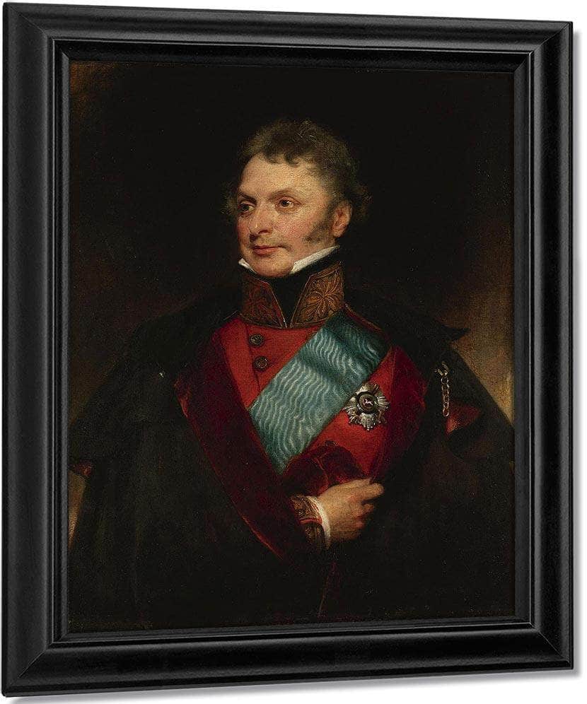 Portrait Of Major General Sir Henry Wheatley, Bt, C.B., G.C.H. (1777 1852) By William Henry Walker Fine Art Print