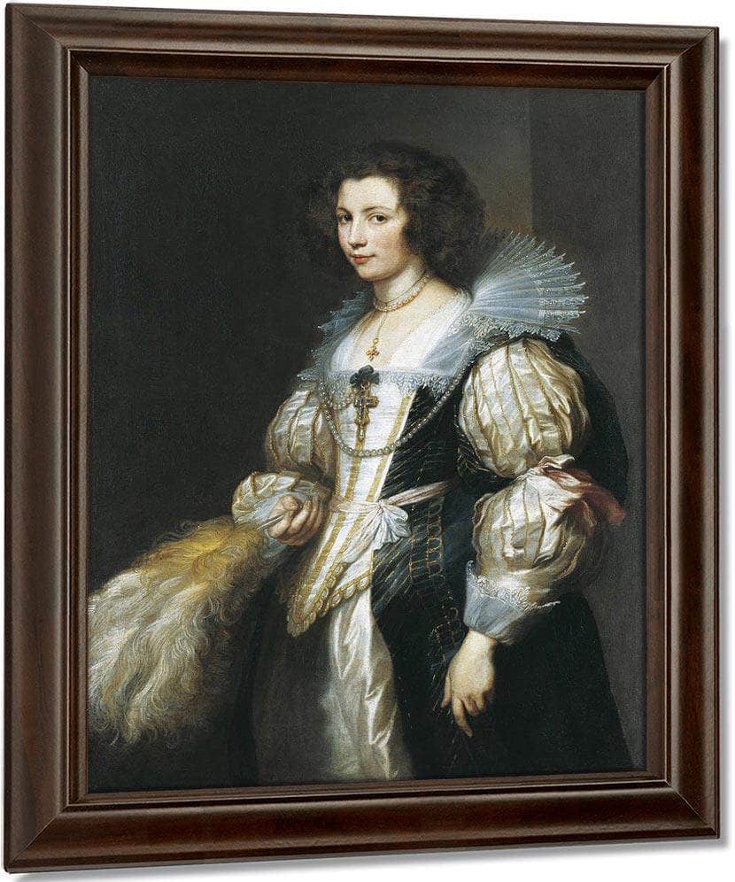 Portrait Of Maria Louisa De Tassis By Anthony Van Dyck Fine Art Print