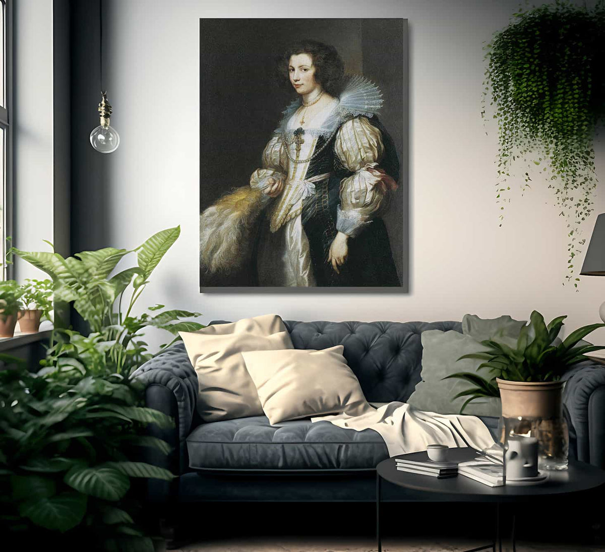 Portrait Of Maria Louisa De Tassis By Anthony Van Dyck Fine Art Print