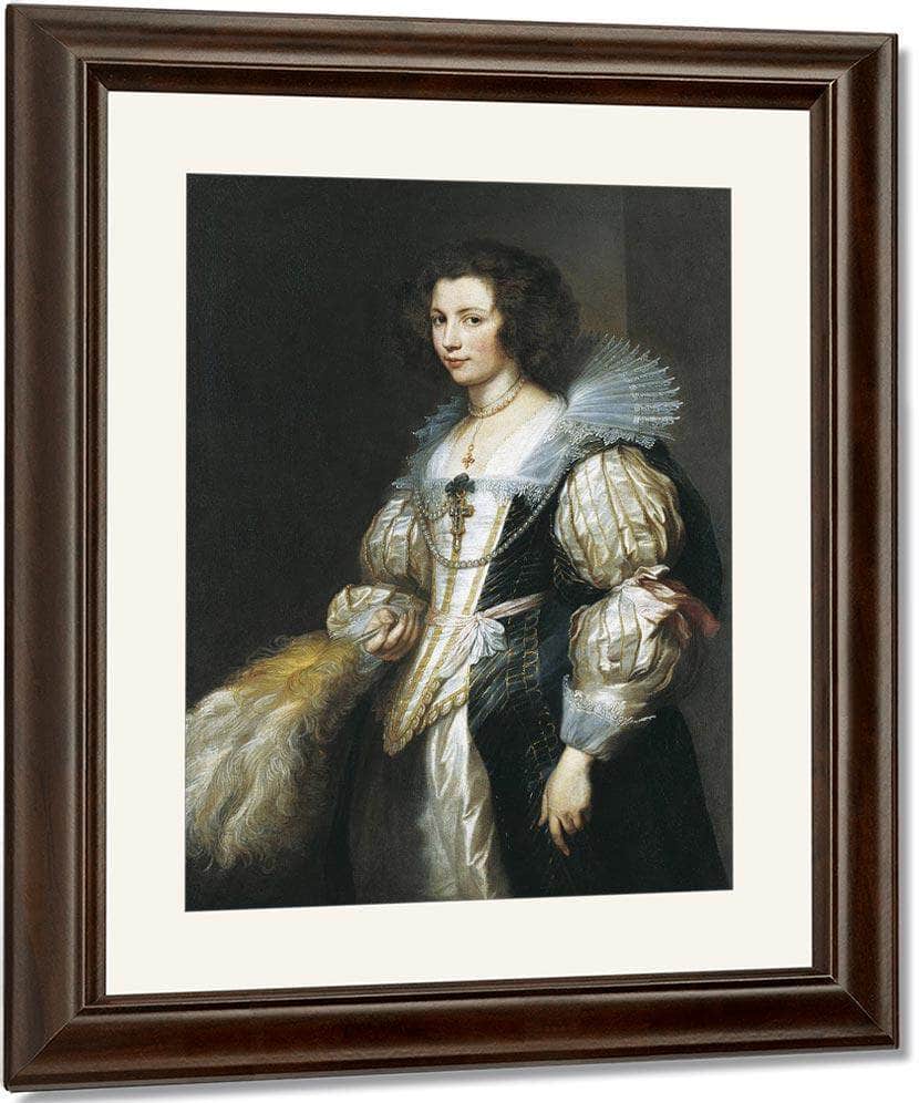 Portrait Of Maria Louisa De Tassis By Anthony Van Dyck Fine Art Print