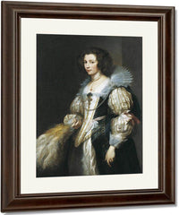 Portrait Of Maria Louisa De Tassis By Anthony Van Dyck Fine Art Print