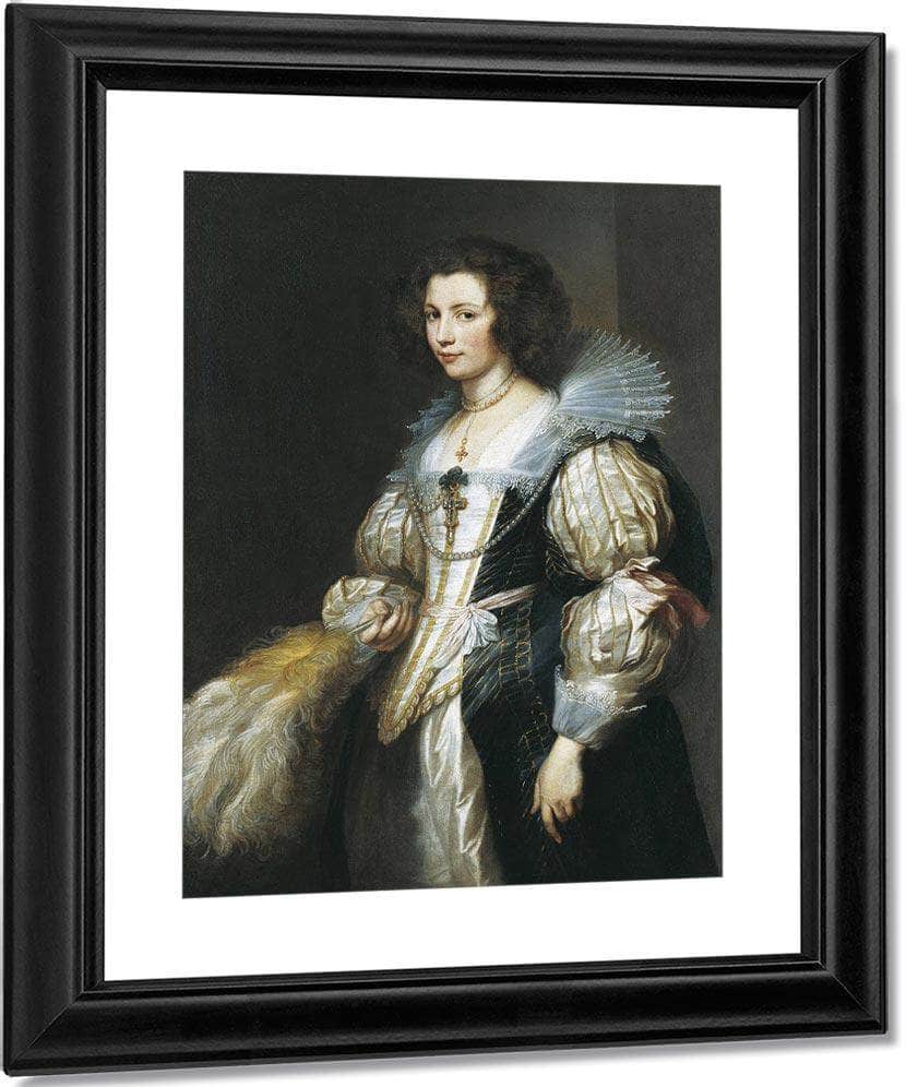 Portrait Of Maria Louisa De Tassis By Anthony Van Dyck Fine Art Print