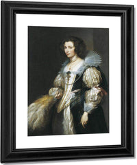 Portrait Of Maria Louisa De Tassis By Anthony Van Dyck Fine Art Print