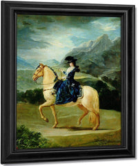 Portrait Of Maria Teresa De Vallabriga On Horseback By Francisco De Goya Fine Art Print
