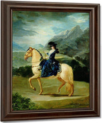 Portrait Of Maria Teresa De Vallabriga On Horseback By Francisco De Goya Fine Art Print