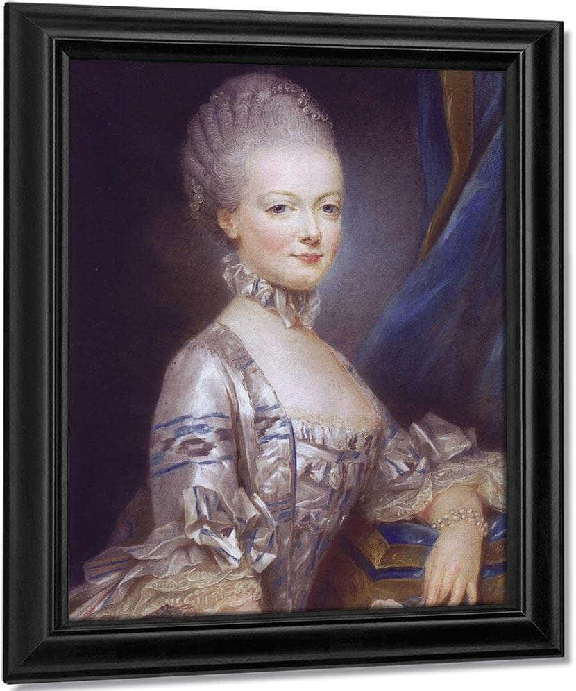 Portrait Of Marie Antoinette 1769 By Joseph Ducreux Fine Art Print