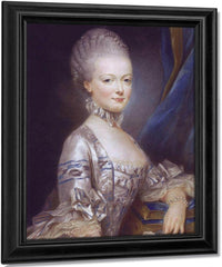 Portrait Of Marie Antoinette 1769 By Joseph Ducreux Fine Art Print