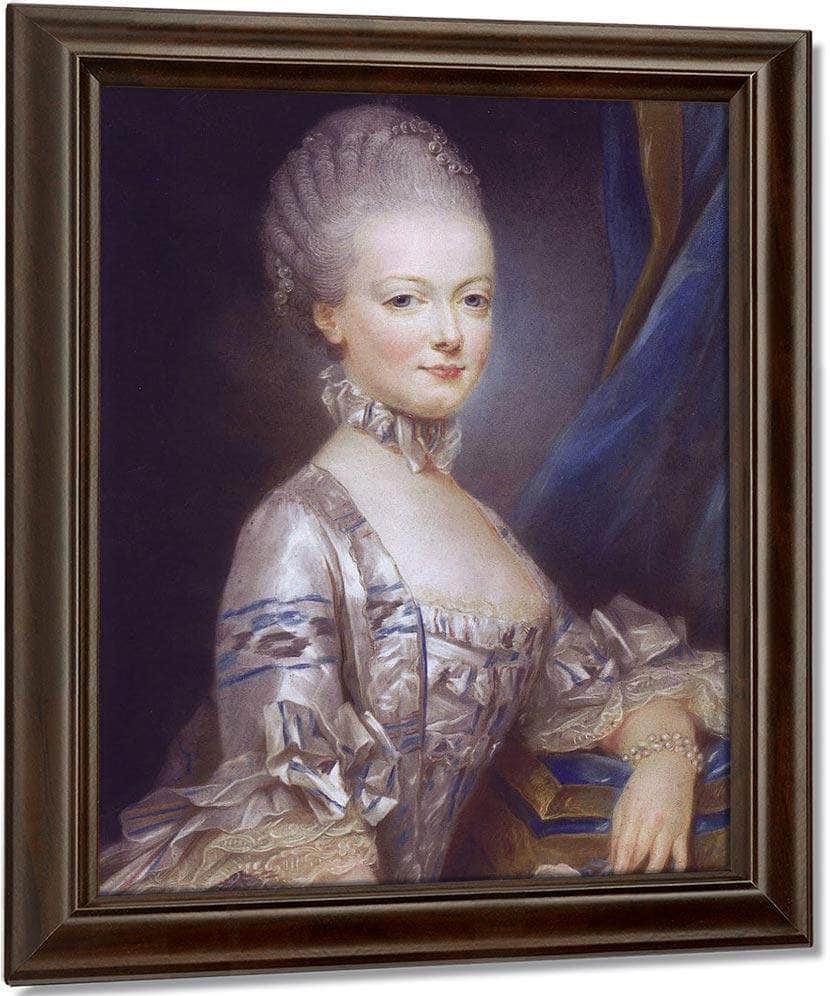 Portrait Of Marie Antoinette 1769 By Joseph Ducreux Fine Art Print