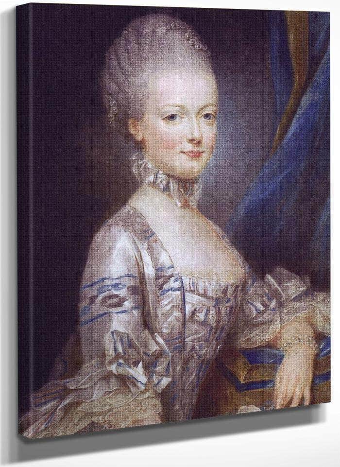 Portrait Of Marie Antoinette 1769 By Joseph Ducreux Fine Art Print