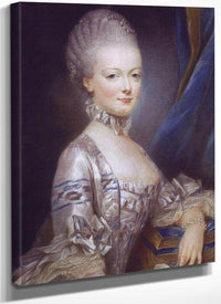 Portrait Of Marie Antoinette 1769 By Joseph Ducreux Fine Art Print