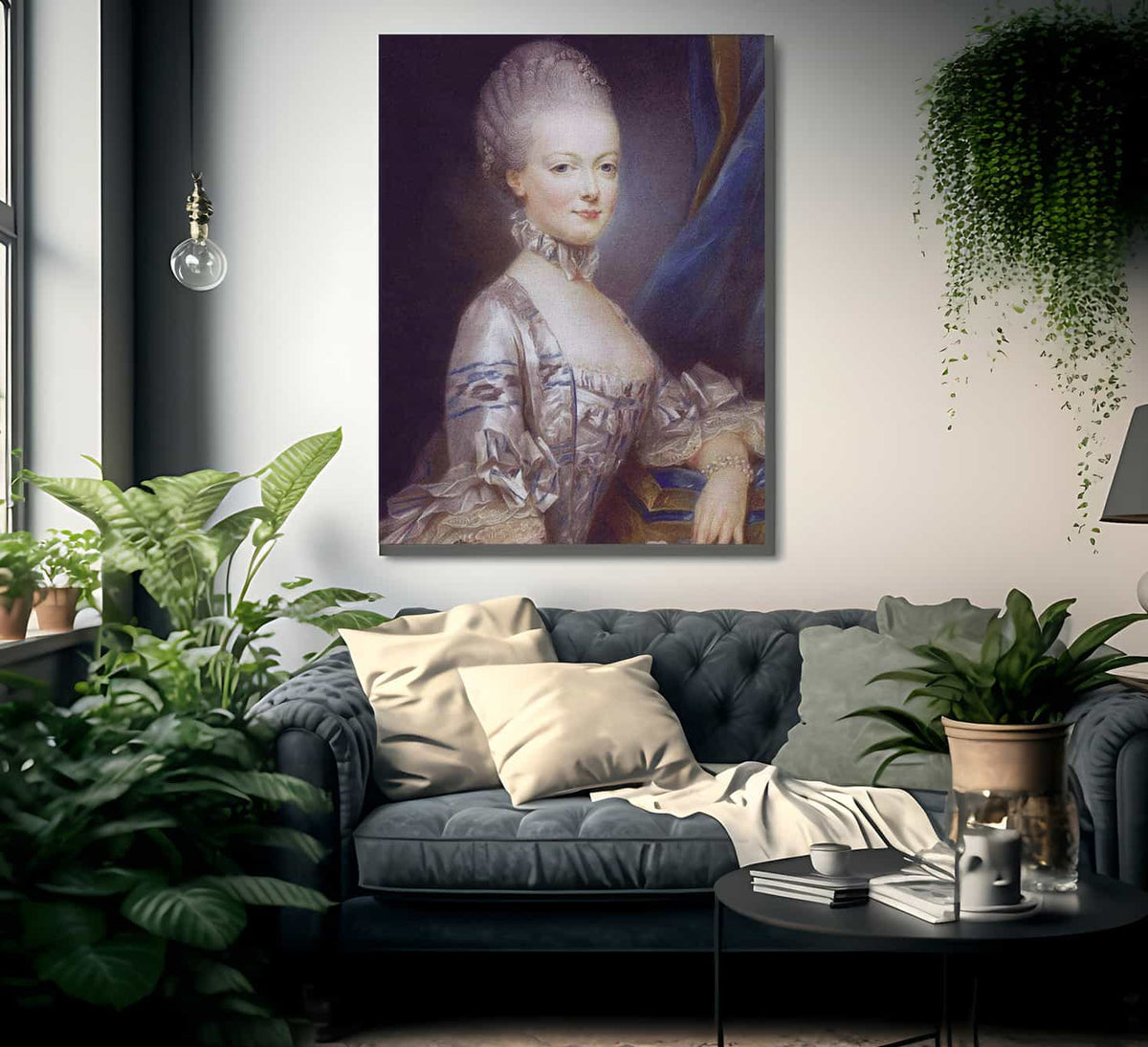 Portrait Of Marie Antoinette 1769 By Joseph Ducreux Fine Art Print