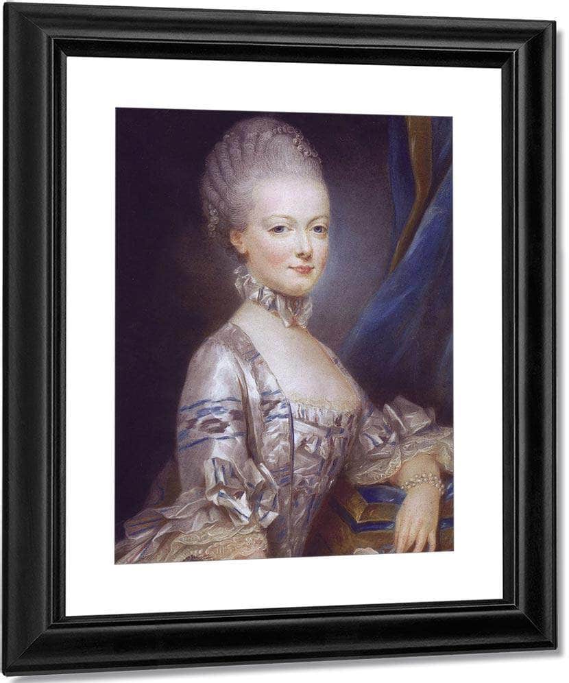 Portrait Of Marie Antoinette 1769 By Joseph Ducreux Fine Art Print