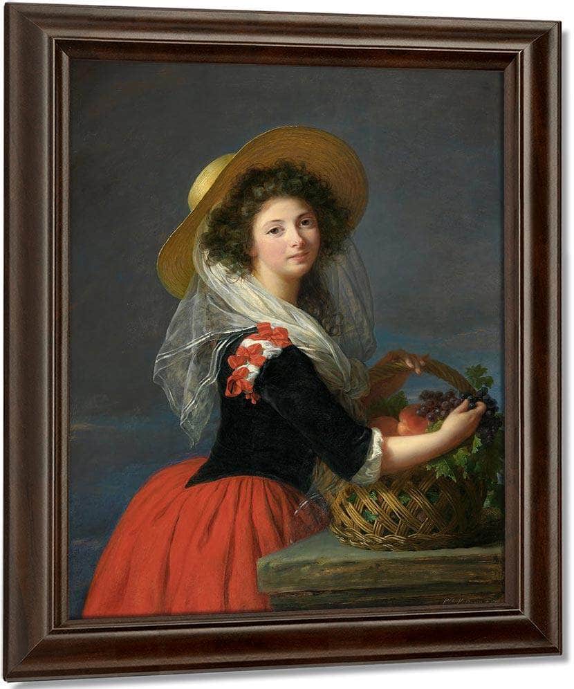 Portrait Of Marie Gabrielle De Gramont Duchesse De Caderousse 1784 By Elisabeth Vigee Le Brun Fine Art Print