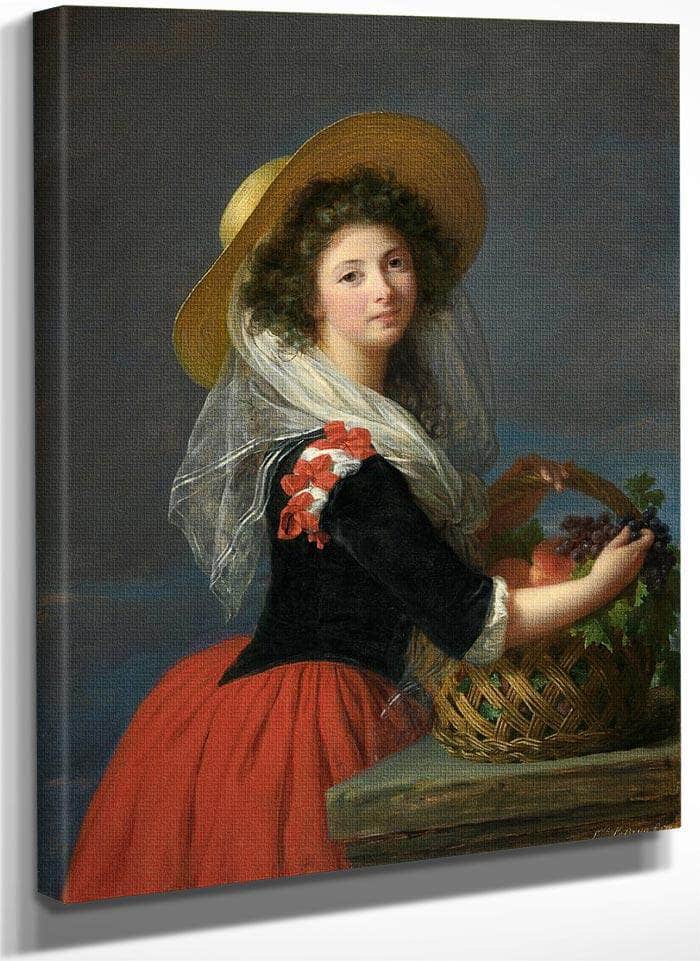 Portrait Of Marie Gabrielle De Gramont Duchesse De Caderousse 1784 By Elisabeth Vigee Le Brun Fine Art Print