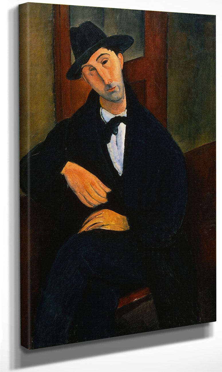Portrait Of Mario By Amedeo Modigliani Fine Art Print