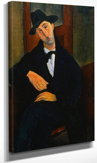 Portrait Of Mario By Amedeo Modigliani Fine Art Print