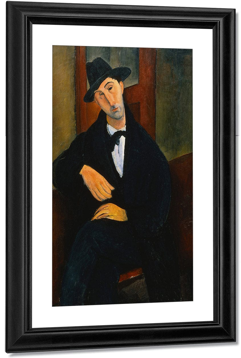 Portrait Of Mario By Amedeo Modigliani Fine Art Print