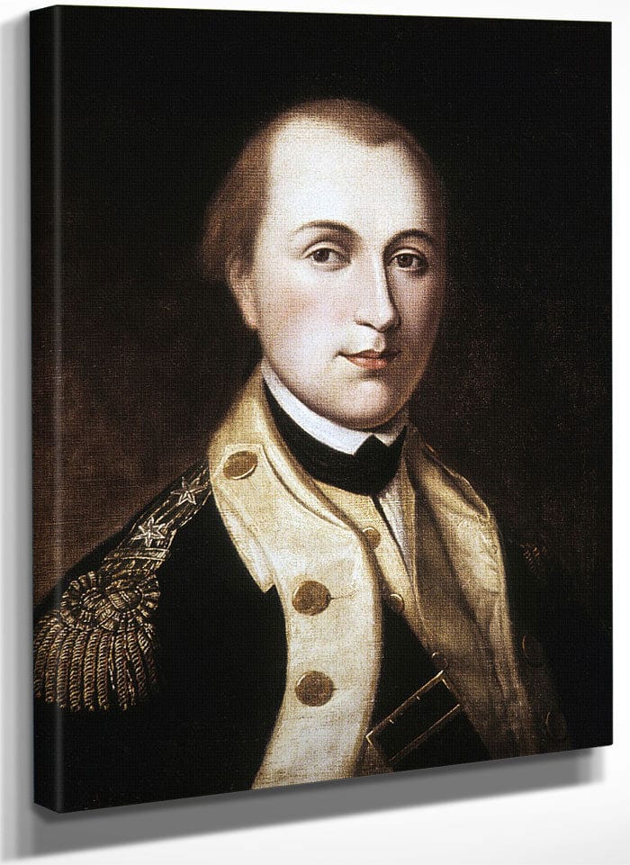 Portrait Of Marquis De Lafayette By Charles Willson Peale Fine Art Print