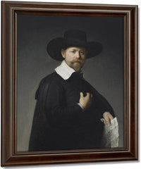 Portrait Of Marten Looten By Rembrandt Fine Art Print