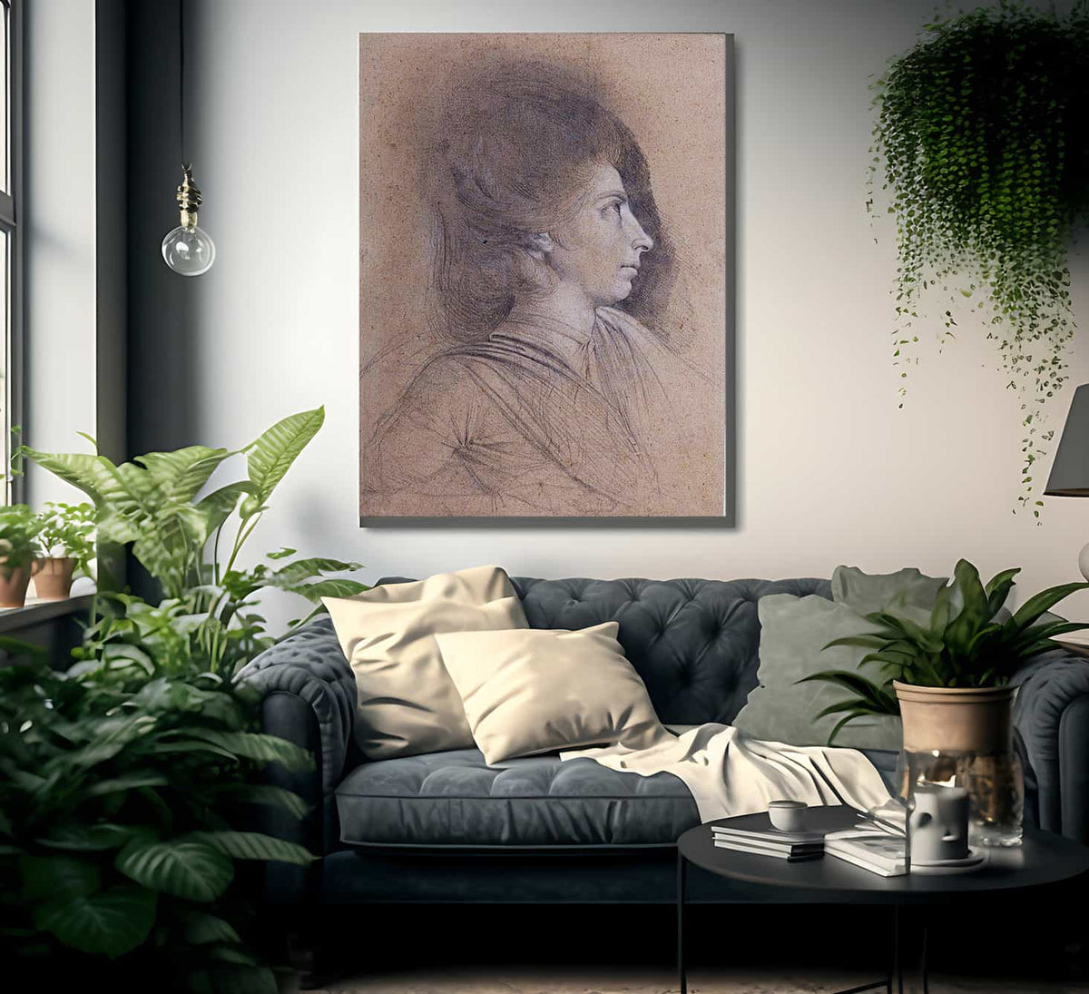Portrait Of Martha Hess By Henry Fuseli Fine Art Print