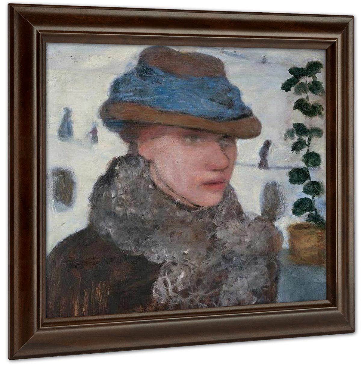 Portrait Of Martha Vogeler By Paula Modersohn Becker Fine Art Print