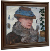 Portrait Of Martha Vogeler By Paula Modersohn Becker Fine Art Print