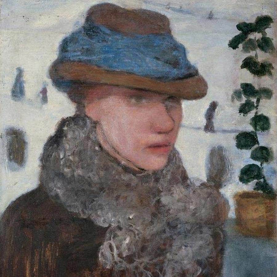 Portrait Of Martha Vogeler By Paula Modersohn Becker Fine Art Print