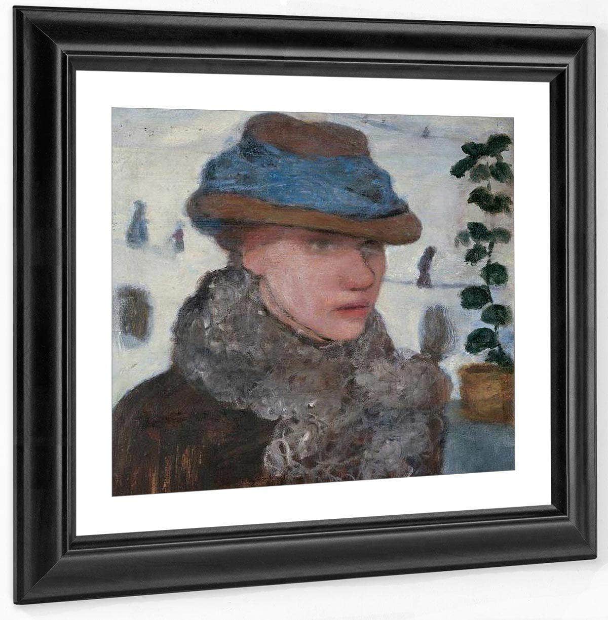 Portrait Of Martha Vogeler By Paula Modersohn Becker Fine Art Print