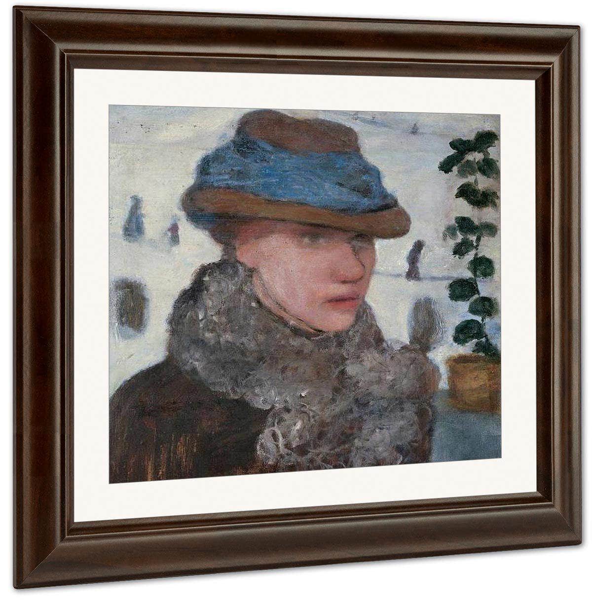 Portrait Of Martha Vogeler By Paula Modersohn Becker Fine Art Print