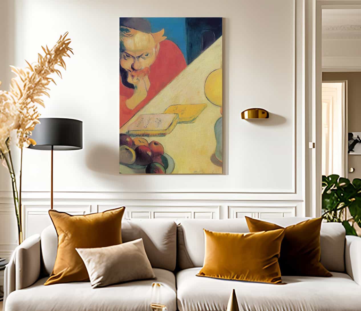 Portrait Of Meyer De Haan By Paul Gauguin Fine Art Print