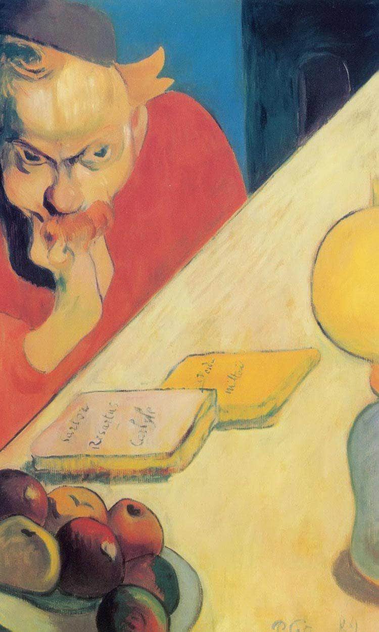 Portrait Of Meyer De Haan By Paul Gauguin Fine Art Print