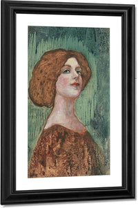 Portrait Of Miss B By Nicolai Astrup Fine Art Print