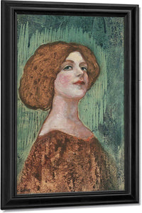 Portrait Of Miss B By Nicolai Astrup Fine Art Print