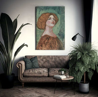Portrait Of Miss B By Nicolai Astrup Fine Art Print