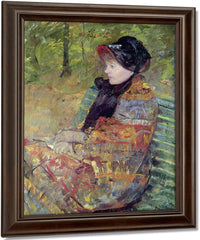 Portrait Of Mlle C. Lydia Cassatt 1 By Mary Cassatt Fine Art Print