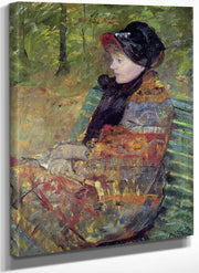 Portrait Of Mlle C. Lydia Cassatt By Mary Cassatt Fine Art Print