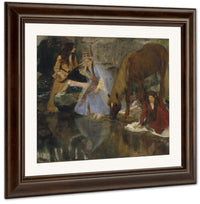 Portrait Of Mlle Fiocre In The Ballet La Source (Portrait De Mlle...E[Ugenie] F[Iocre] À Propos Du Ballet La Source) By Edgar Degas Fine Art Print